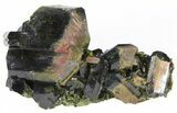 Wide, Lustrous Epidote Crystal Cluster - Pakistan #41568-1